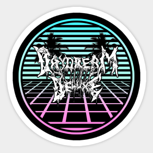 Daydream Deluxe - Summer Tee (Death Metal version) Sticker